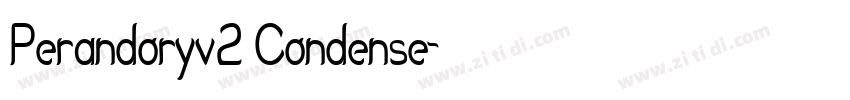 Perandoryv2 Condense字体转换